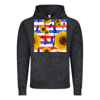 Vintage Black patriotic sunflowers Vintage Hoodie - BundleAndBundleShop