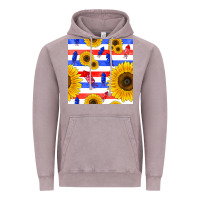 Vintage Zinc patriotic sunflowers Vintage Hoodie - BundleAndBundleShop