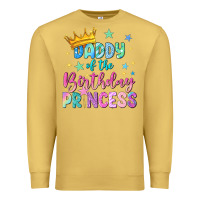 Antique Gold daddy of the birthday princess Premium Sweatshirt - NancyCooperArtShop
