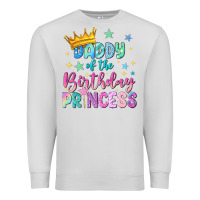 Dove Grey daddy of the birthday princess Premium Sweatshirt - NancyCooperArtShop