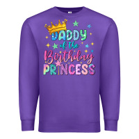 Purple daddy of the birthday princess Premium Sweatshirt - NancyCooperArtShop