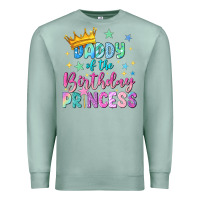 Seafoam daddy of the birthday princess Premium Sweatshirt - NancyCooperArtShop