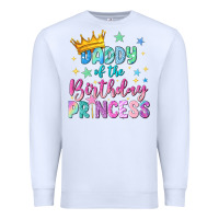 White daddy of the birthday princess Premium Sweatshirt - NancyCooperArtShop