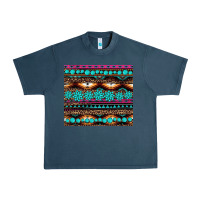 Midnight Navy leopard aztec turquoise jewelry Urban Heavy Tee - BarkalooDesign