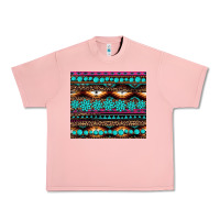 Salmon leopard aztec turquoise jewelry Urban Heavy Tee - BarkalooDesign