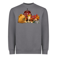 Storm Red Barn Farm Animals Heavyweight Sweatshirt - Jasminsmagicworld