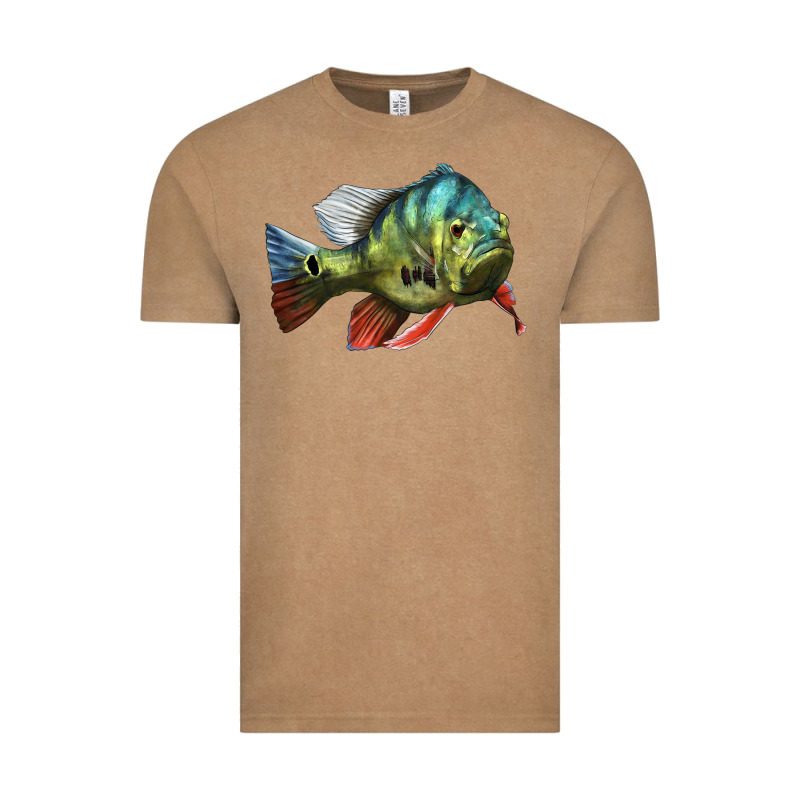 Peacock Bass Illustrations Vintage Tee by LillyAllenDesigns | Teevron