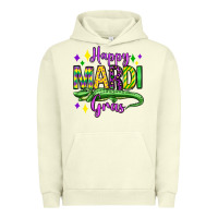 Pigment Pistachio happy mardi gras alligator olivia Urban Hoodie - OliviaCreatesArt