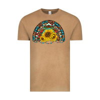 Vintage Camel western sunflowers aztec leopard serape  rainbows Vintage Tee - AdoDesignShop
