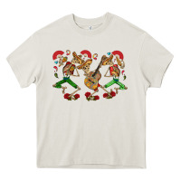 Cream mexican skeletons Heavy Core Tee - CTS Tumbler Store