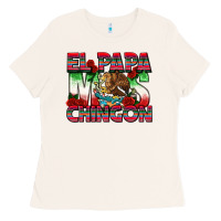Bone El Papa Mas Chingon Ladies Tee - texasbilliewilder