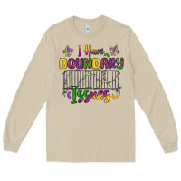 Mushroom i have boundary issues Long Sleeve Tee - MaliasSmallBusiness