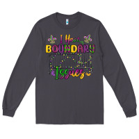 Smoke i have boundary issues Long Sleeve Tee - MaliasSmallBusiness