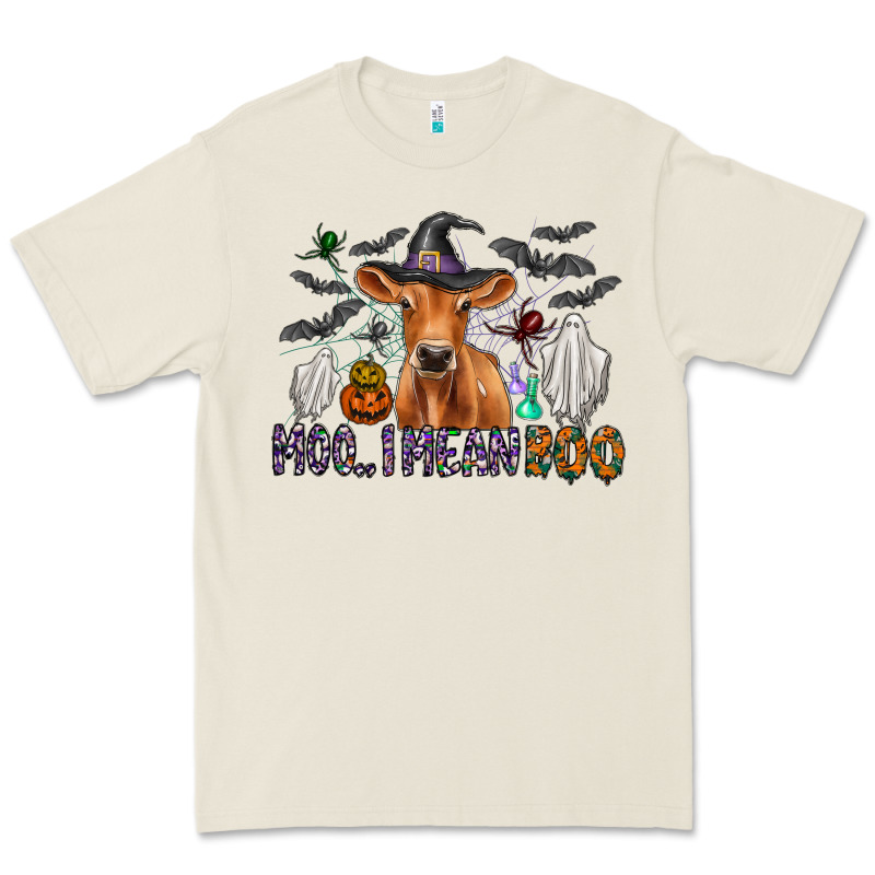 Moo I Mean Boo Premium Tee by CowhideDigitalArt | Teevron
