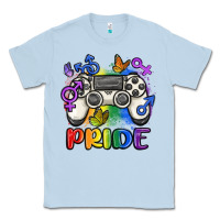 Dusty Blue gaymer pride Classic Tee - MaliasSmallBusiness