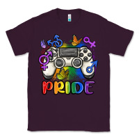Plum gaymer pride Classic Tee - MaliasSmallBusiness