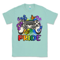 Seafoam gaymer pride Classic Tee - MaliasSmallBusiness