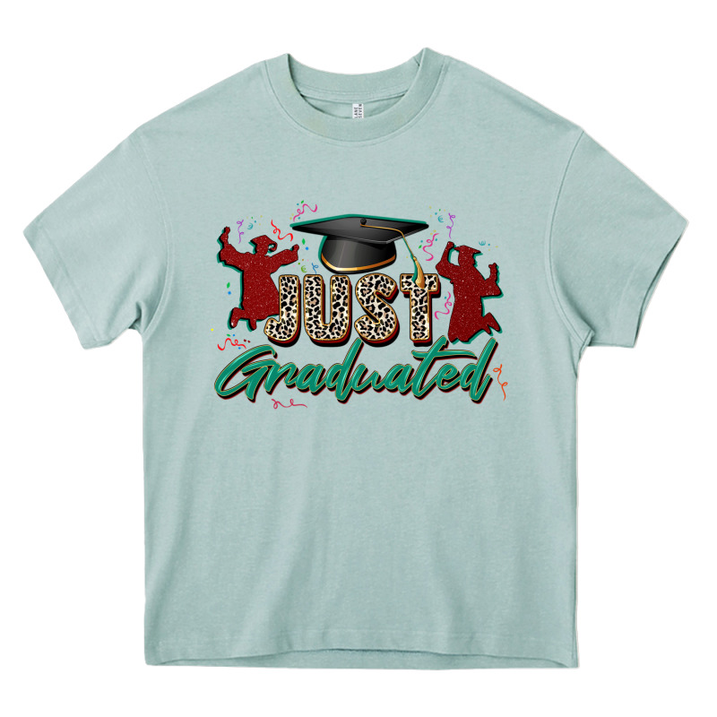 Just Graduated Heavy Core Tee by Zillion Design Studio | Teevron