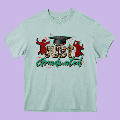 Just Graduated Heavy Core Tee Designed By Zillion Design Studio