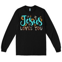 Black jesus loves you Long Sleeve Tee - JahusDesignShop