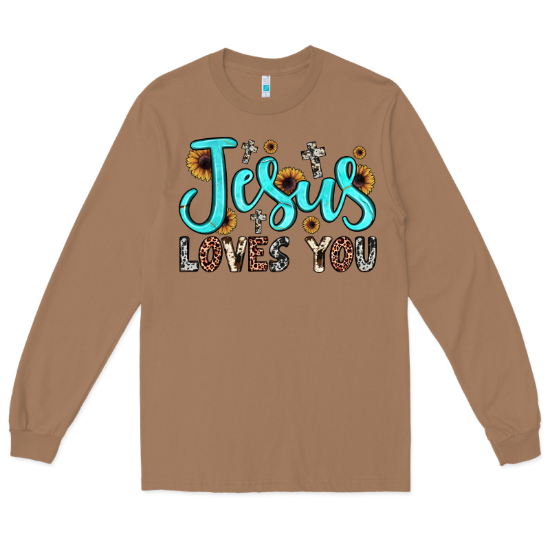 Jesus Loves You Long Sleeve Tee by JahusDesignShop | Teevron