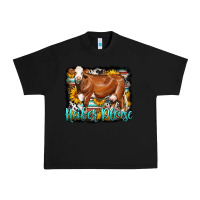 Black Western Heifer Please Simmental Cow Urban Heavy Tee - LillyAllenDesigns