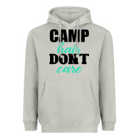 Moon Dust Camp Hair Don't Care Black Heavyweight Hoodie - Bettercallsaul