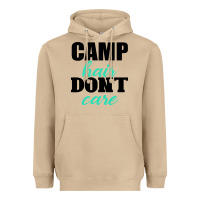 Mushroom Camp Hair Don't Care Black Heavyweight Hoodie - Bettercallsaul