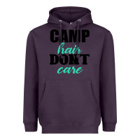 Plum Camp Hair Don't Care Black Heavyweight Hoodie - Bettercallsaul