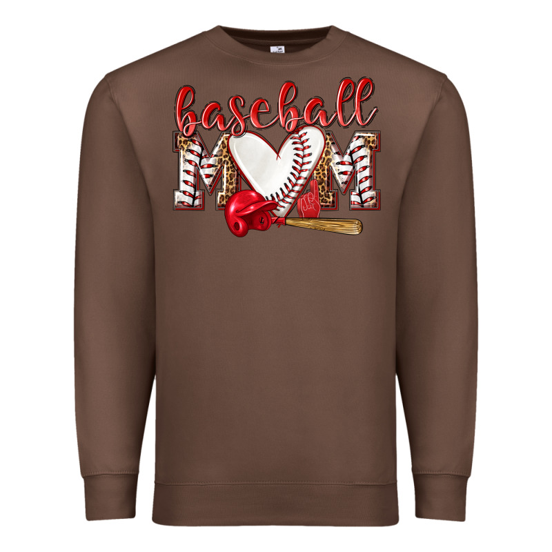 Baseball Mom Premium Sweatshirt by NancyCooperArtShop | Teevron