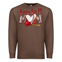 Chestnut Baseball Mom Premium Sweatshirt - NancyCooperArtShop