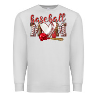 Dove Grey Baseball Mom Premium Sweatshirt - NancyCooperArtShop