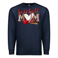 Navy Baseball Mom Premium Sweatshirt - NancyCooperArtShop