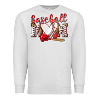 Oatmeal Heather Baseball Mom Premium Sweatshirt - NancyCooperArtShop