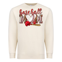 Sandshell Baseball Mom Premium Sweatshirt - NancyCooperArtShop