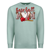 Seafoam Baseball Mom Premium Sweatshirt - NancyCooperArtShop