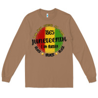 Toasted Coconut i am black everyday but today juneteenth Long Sleeve Tee - MaliasSmallBusiness
