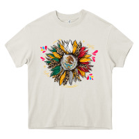 Cream mexican sunflower Heavy Core Tee - CTS Tumbler Store