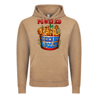 Vintage Coffee powered by chicken nuggets Vintage Hoodie - AdoDesignShop