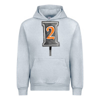 Heather Grey marker 2 chain fa element Urban Hoodie - FaDigitalArtStudio