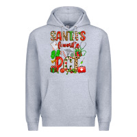 Heather Grey santa's favorite pct Premium Hoodie - texasbilliewilder