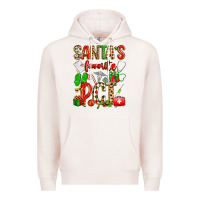 Pale Pink santa's favorite pct Premium Hoodie - texasbilliewilder