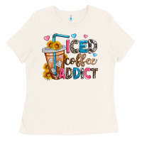 Bone iced coffee addict Ladies Tee - Zillion Design Studio