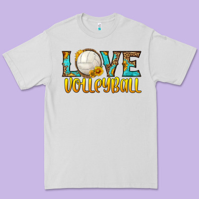 Love Volleyball Premium Tee Designed By Hra Design Shop