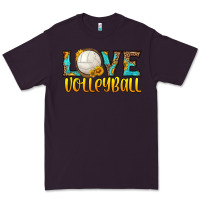 Plum love volleyball Premium Tee - HRA Design Shop