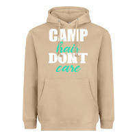 Mushroom Camp Hair Don't Care Black Heavyweight Hoodie - Bettercallsaul