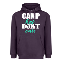 Plum Camp Hair Don't Care Black Heavyweight Hoodie - Bettercallsaul