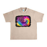 French Oak tie dye leopard glitter background Urban Heavy Tee - Jasminsmagicworld