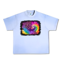 Grape Ice tie dye leopard glitter background Urban Heavy Tee - Jasminsmagicworld