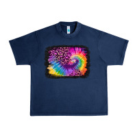 Navy tie dye leopard glitter background Urban Heavy Tee - Jasminsmagicworld